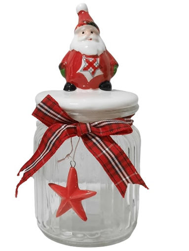 Picture of CHRISTMAS GLASS JAR